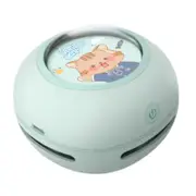 ﻿ Mini Desktop Vacuum Cleaner Portable Student Use Eraser Paper Pencil Shavings Keyboard Grey Electric Power Vacuum