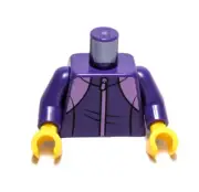 Lego - Minifigure Torso - Purple, Zipper, Jacket