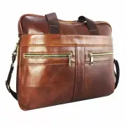 Laptop Bag Cognac Braun Shoulder Bag for Huawei Matebook D