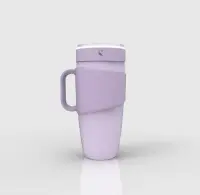 在飛比找博客來優惠-【SWANZ天鵝瓷】芯動馬克杯 2合1陶瓷杯 850ml 紫