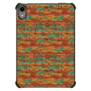 iPad mini (6th gen) iPad Impact Case Jurassic Vintage T-Rex Dinosaur Pattern