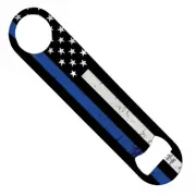 The Thin Blue Line Police Officer Speed Bottle Opener Heavy Duty Gift For Law...