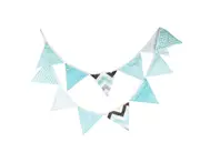 Children's Birthday Decoration Triangle Flag Cotton Party Home Decoration