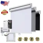 Cordless Roller Shades - Blackout Blinds with UV Protection, 28" W x 72" H
