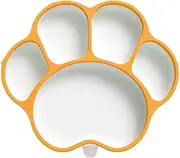 Suction Plates for Kids, Unbreakable Feeding Plate, Portable Toddler Dish, Strong Suction Base, Fun Mealtime Design, 7.87x6.69x1.18 inches, Home and Travel Use