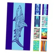 Sand Free Beach Towel - Large Oversized Beach Towel Sandproof 35"x70" Shark