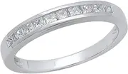 [Dazzlingrock Collection] 14k princess-shape IJ white-diamond