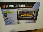 Black & Decker 4-Slice Countertop Toaster Oven and Broiler TRO490B 1200W Black