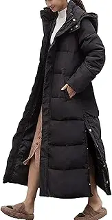 [Generic] Lightweight Vests for Women Extra Long Knee Length Hooded Cotton Jacket Ladies Coats Winter down