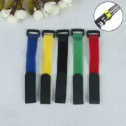 5Pcs Fishing Tools Rod Tie Strap Belt Tackle Elastic Wrap Band Pole Holder===