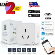Smart Socket Plug Switch WiFi Voice Control Timer Tuya App 16A Alexa Google Home
