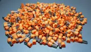 500Pcs E16-12 5AWG 16mm² ORANGE Insulated Ferrule Bootlace Terminals Crimp
