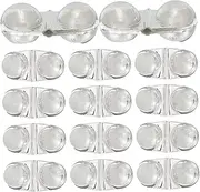 OSOLADY Fishing Bell Fishing Alarming Bells Fish Alarming Bells Fishing Rod Alarm Rattles Fishing Bite Alarm Bell Fishing Bait Alarm Fishing Equipment Outdoor Abs Silver