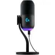 Logitech Yeti GX Dynamic RGB Gaming Microphone, LIGHTSYNC - Black