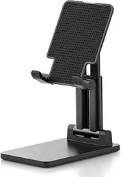 ARZOPA Cell Phone Stand Angle Height Adjustable Phone Holder for Desk, Foldable Phone Stand, Compatible with iPhone, iPad, Surface Pro, Portable Monitor 7'' - 15.6''