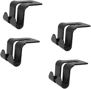 TIDTALEO 4Pcs Car Headrest Hooks Multi Functional Back Seat Storage Hangers for Groceries Handbags Umbrellas Compact and Lightweight Design for Organized Vehicle Interior