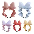 Washing Face Headband Non Slip for Head Hoop Stereoscopic Big Bow Makeup Hairban