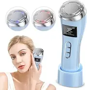 Facial Massager Skin Tightening,4 in 1 Facial Massager with Cold & Warm Mode at Home