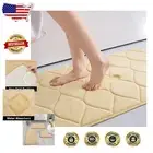 Machine Washable Memory Foam Bath Runner Rug - Elegant Non-Slip Design 47''x24''