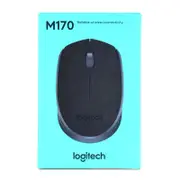 Logitech M170 Wireless Optical Mouse - Grey/Black (910-004658)
