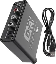 Digital to Analog Audio Converter Compact Optical to Analog Media Converter Random Style