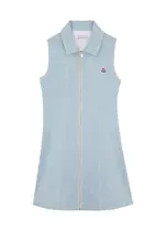 Moncler Kids Logo Denim Dress (12-14 Years) - Blue - 12A (12 Years) 12A (12 years)