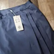 Lady Hagen 16" Side Pleat Golf Skort Women's Size XXL Navy Blue Pull On Stretch
