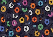 BELECO 7x5ft Fabric Retro Vintage Music Backdrop Vinyl Record Disco Dance Concert Party Music Background for Party Decorations YouTube Photobooth Backdrop Studio Props Wallpaper