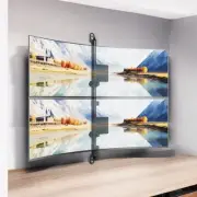 17-57" Dual Monitor Wall Mount, Vertical Monitor Stand for Heavy Duty Monitor