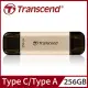 Transcend 創見 JetFlash930C 256GB Type C高速高耐用雙頭隨身碟(TS256GJF930C)