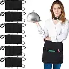 Polyester Waitress Half Apron Waterproof Waist Apron New Apron