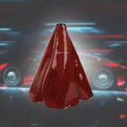 MUGEN CARBON FIBER RED SHIFT BOOT STITCH FOR GEAR COVER SHIFTER SHIFT KNOB