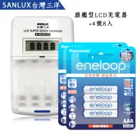 在飛比找momo購物網優惠-【SANYO 三洋】旗艦型充電器+國際牌eneloop 新款