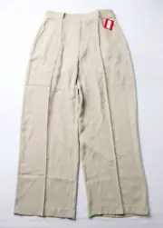 Spanx Women's Crepe Straight Leg Dress Trousers NN7 Large Tahini NWT