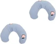 BESPORTBLE 2pcs Calming Pillow for Pet Puppy Dog Bed U-Shape Neck Pillow for Sleep
