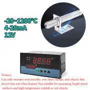 Non-contact Infrared Thermometer Sensor Industrial Temperature Controller 12V