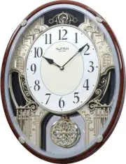 Rhythm Clocks "Chateau" Musical Motion Clock