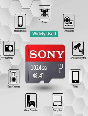 SONY Ultra Micro SD 512GB Micro SD Card SD/TF Flash Card Memory Car