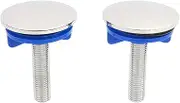 2 Inch Kitchen Faucet Plug Sink Cover Hole, Kitchen Sink Sprayer Hole Cover Blanking Metal Plug Plate Stopper Cover, 2 Pcs