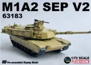 Dragon 1/72 M1A2 SEP V2 U.S. Abrams Military Tank Paint 63183 Finished Mode
