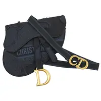 在飛比找PChome24h購物優惠-Christian Dior SADDLE 翻蓋釦式迷你腰包