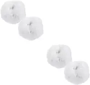 [SAFIGLE] 2 Pairs Women Wrist Cuffs for Winter Warm Fuzzy Fluffy Windproof Winter Accessories