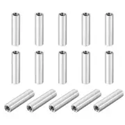 15 Pcs M3x20mm Round Aluminum Standoff Column Spacer Female for DIY