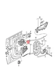 NEW AUDI Q7 4MB 4MG DOOR LOCK 4M1837016D ORIGINAL