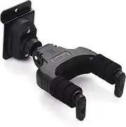 zolyet GH-110M Auto Lock Guitar Hanger Hook Holder Slat Wall Mountable for Acoustic Folk Classic Guitar Electric Guitar Bass Mandolin Black
