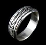 Handmade Solid 925 Sterling Silver Bali / Balinese Tribal Shield SPIN WORRY RING