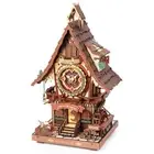 ROKR 3D Wooden Puzzle Vintage Cuckoo Clock Mechanical home Decor Adults Gifts