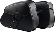 for Kawasaki for Vulcan S 650 S650 for Vulcan 800 Motorcycle Accessories Side Bag Luggage Saddle Bag Tool Storage Bag Luggage Rack Decoration (Color : Black)