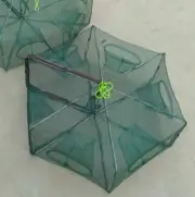 Foldable Crab Net Trap Cast Dip Cage Fishing Fish Bait Minnow Crawfish Shrimp