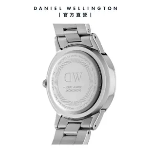 Daniel Wellington 手錶 Iconic Link 36mm/40mm精鋼錶 耀目亮銀(DW00100203 DW00100341)/ 40mm